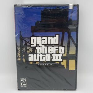 Grand Theft Auto 3 III Double Pack - PS2 - Playstation 2 - Brand New Sealed GTA
